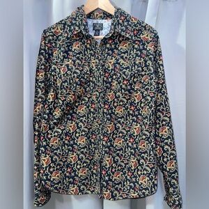 Vintage Mid-90s Western Lucky Brand Snap Button Shirt